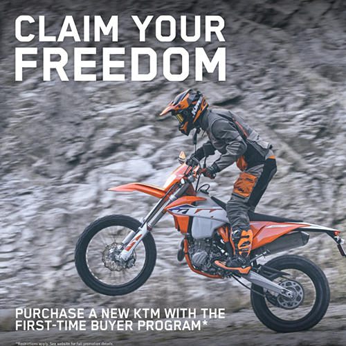 03_23_MAR_KTM_Special Offers_CLAIM YOUR FREEDOM_Digital Asset_US_KTM_720 x 720 (thumbnail)